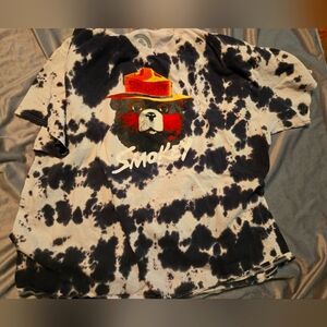 Smokey Bear Tie-Dye  T-Shirt